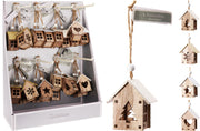 hang deco huis 16x5cm 4ass