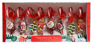 friends on ice candy canes