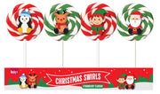 christmas swirl lollipop 80 gr