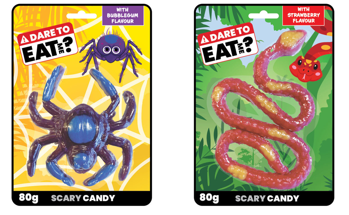 snake and spider gummies 80 gr