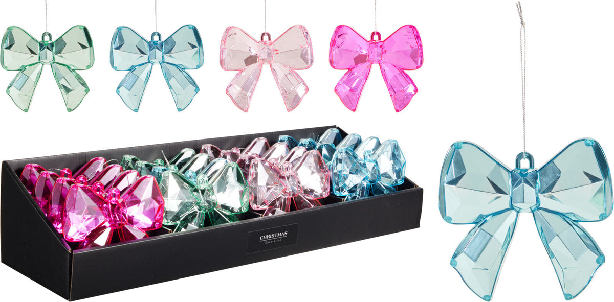 strik diamant hangdeco 11,5x11cm 4ass kleuren