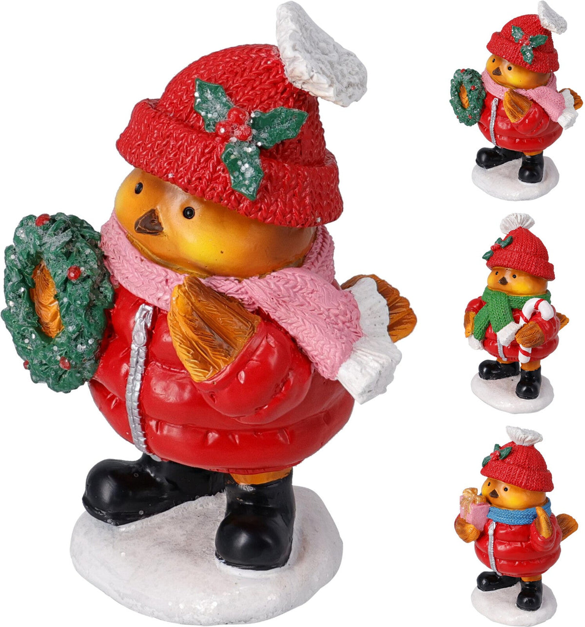 vogel kerst 12cm 3ass design