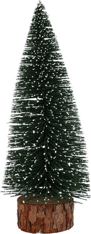 kerstboompje 25cm groen sneeuw