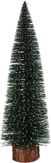 kerstboompje 35cm groen sneeuw