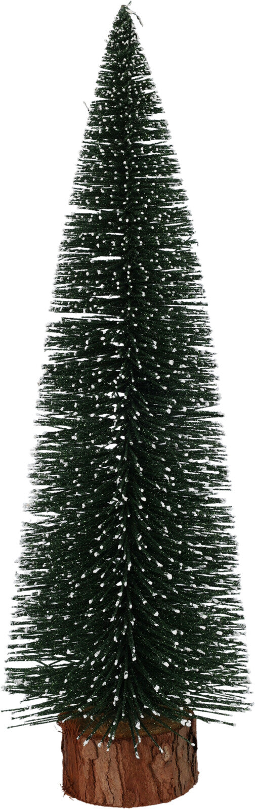 kerstboompje 35cm groen sneeuw