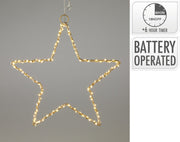 ster 30cm met led goud