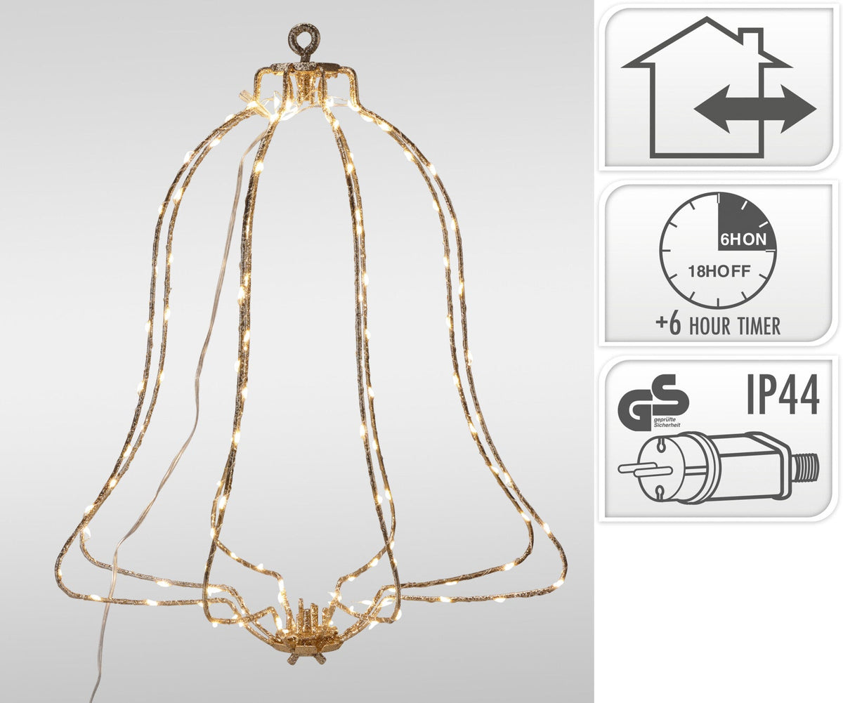 bel metaal m led 40cm