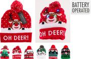 muts kerst met led 6ass