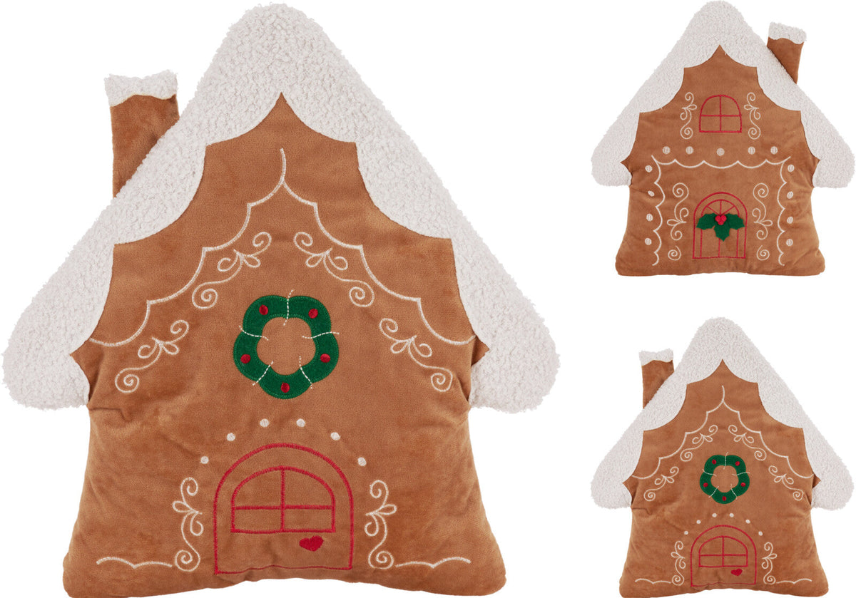 kussen peperkoek huis 44cm 2ass