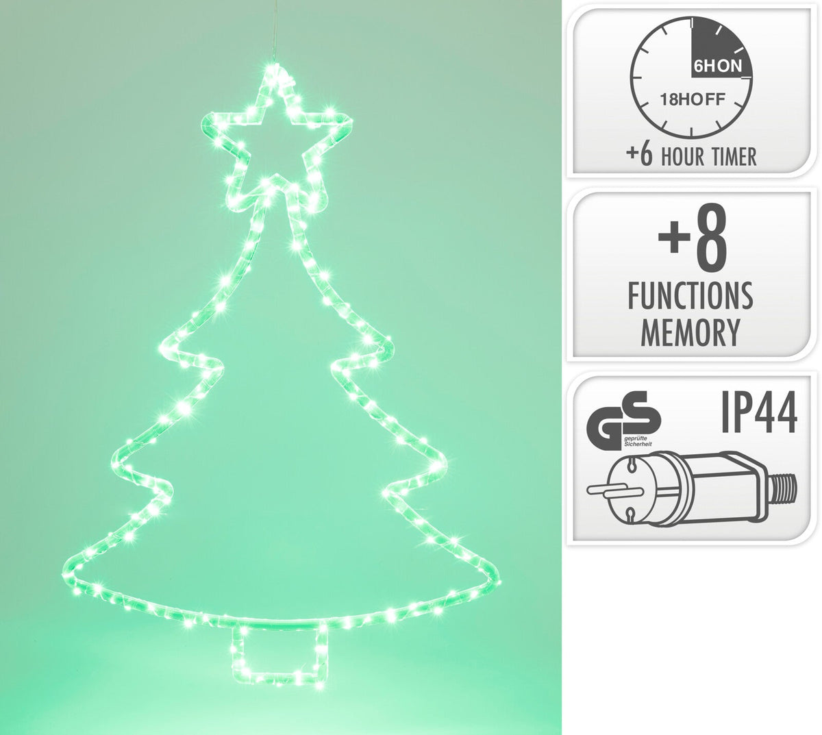 tree 120led groen