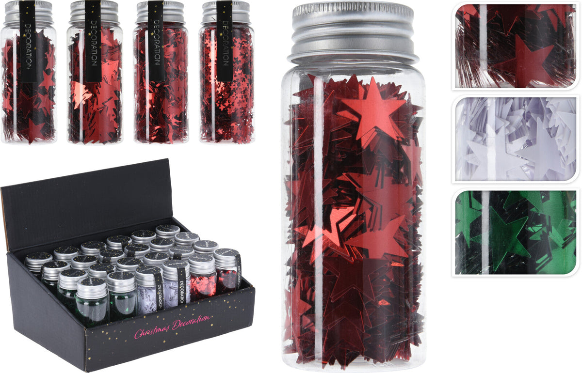 confetti kerst 40 gram in fles