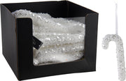 zuurstok 17cm met glitter en p