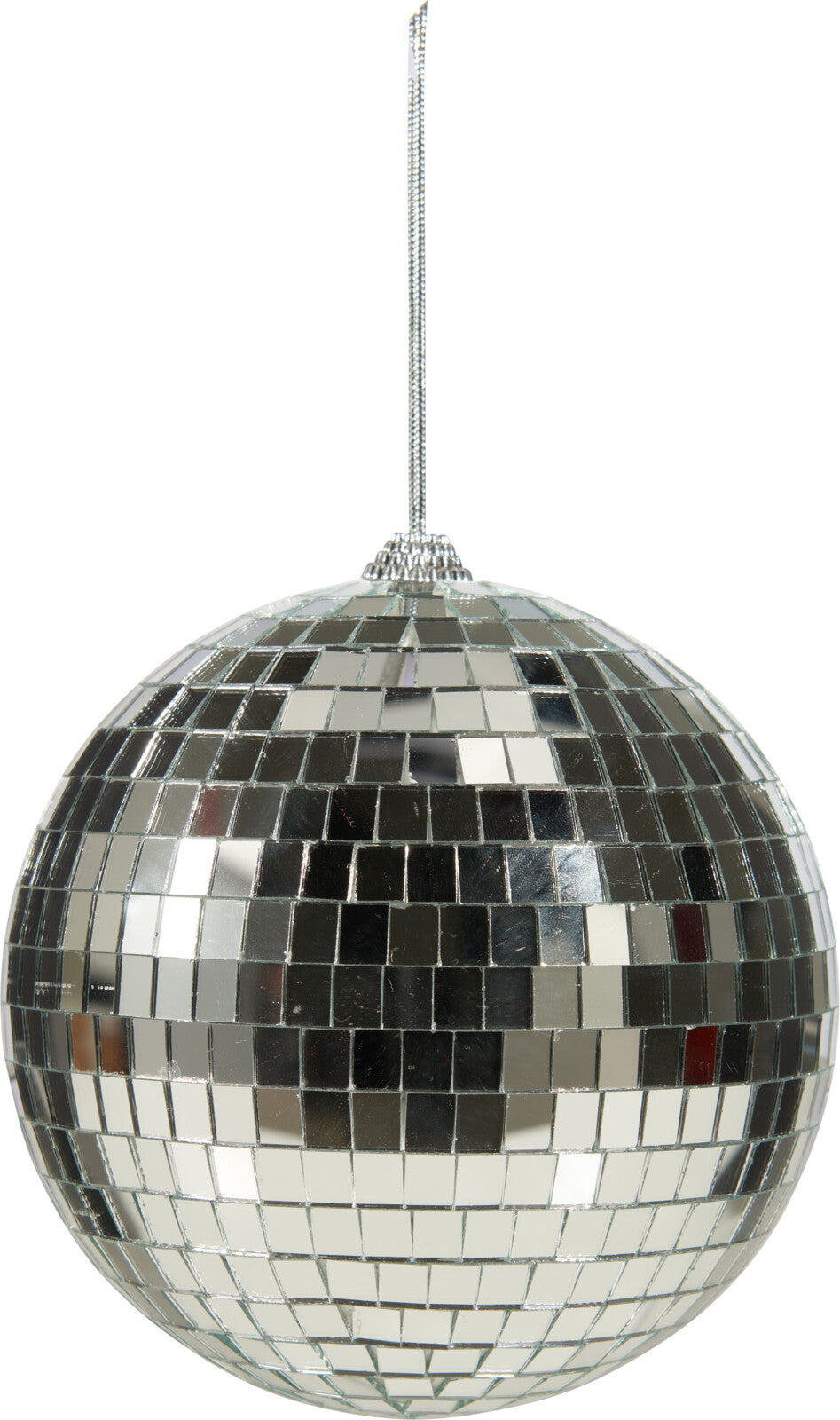 spiegelbal 150mm zilver