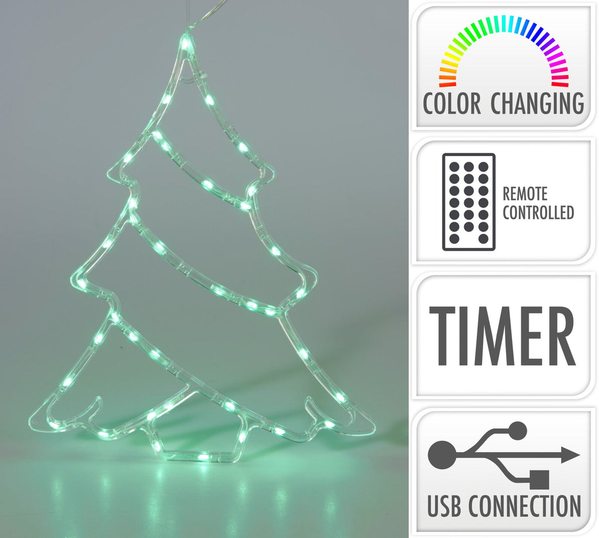 xmas boom met 37rgb led