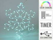 sneeuwvlok met 60rgb led
