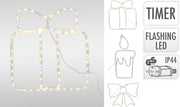 xmas figuur met led 3ass