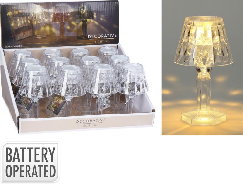 Lampe mini 11cm transparent