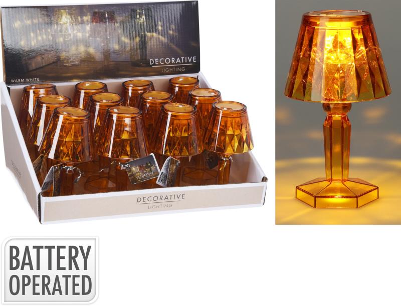 Minilampe 11cm Amber