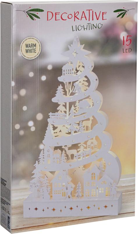 Weihnachtsbaum 45cm 15l weiß