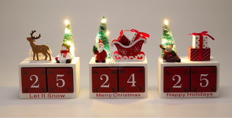 Adventskalender LED 3ass