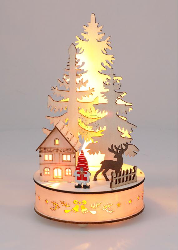 Weihnachtsbaum Szenerie LED 3ass