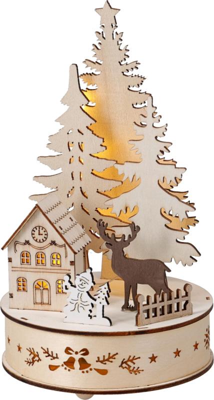 Weihnachtsbaum Szenerie LED 3ass