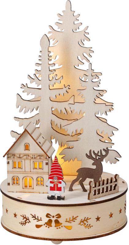 Weihnachtsbaum Szenerie LED 3ass