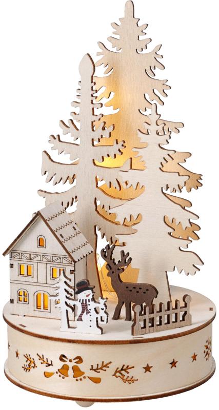 Weihnachtsbaum Szenerie LED 3ass