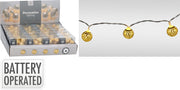 led lampjes met metalen deco