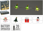 zilverdraad verlichting met deco 4ass ww