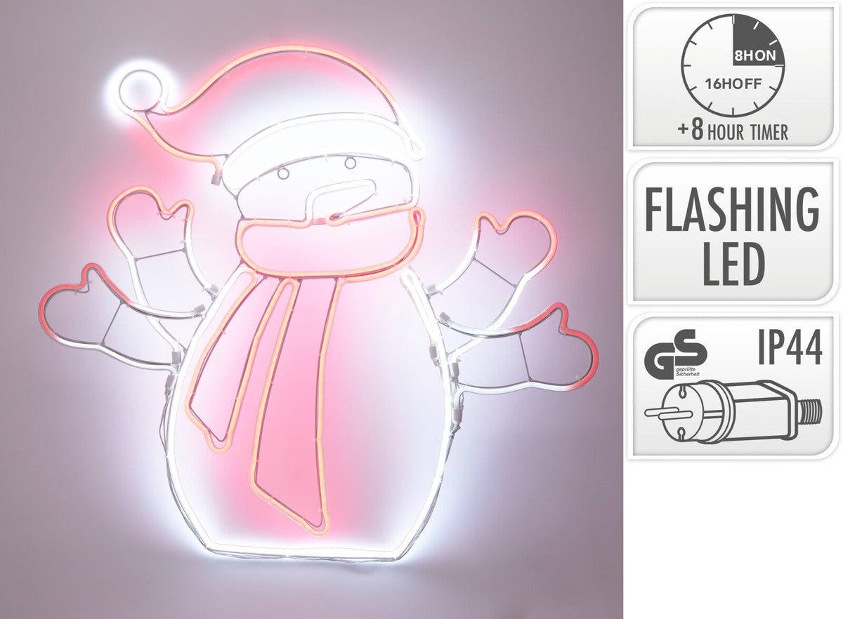 sneeuwman slangverlichting