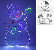 sneeuwpop 79cm 255 led