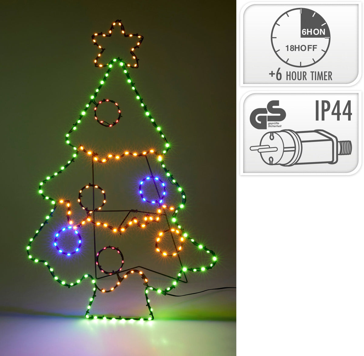 kerstboom 80cm 205 led