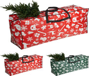 opbergtas voor kerstboom size xl pp 125gsm 135x40x55cm 2ass kleuren
