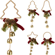 kerst hangdeco 4ass jute