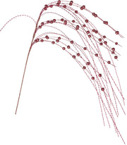 bessentak 130cm burgundy kleur met glitter