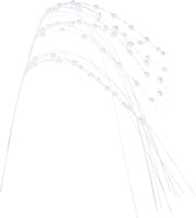 bessentak 130cm iridescent kleur met glitter