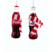 4.75"coke bottle w/scarf orn 2/asst