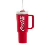 5"resin coca-cola travel cup orn