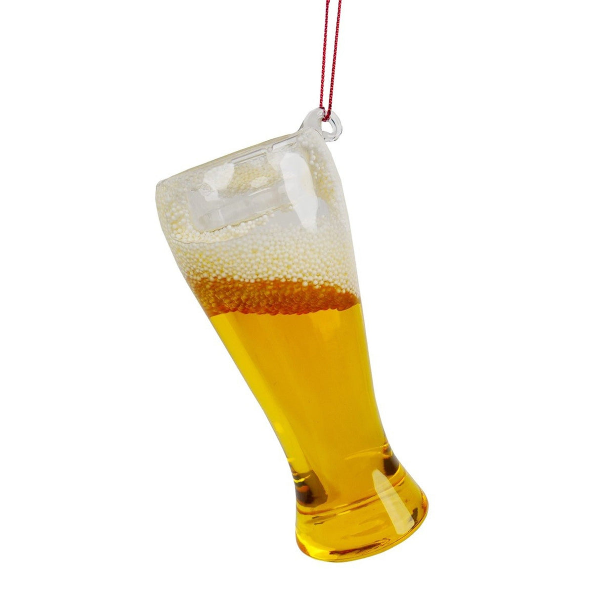 3.3-4"glass beer glass orn