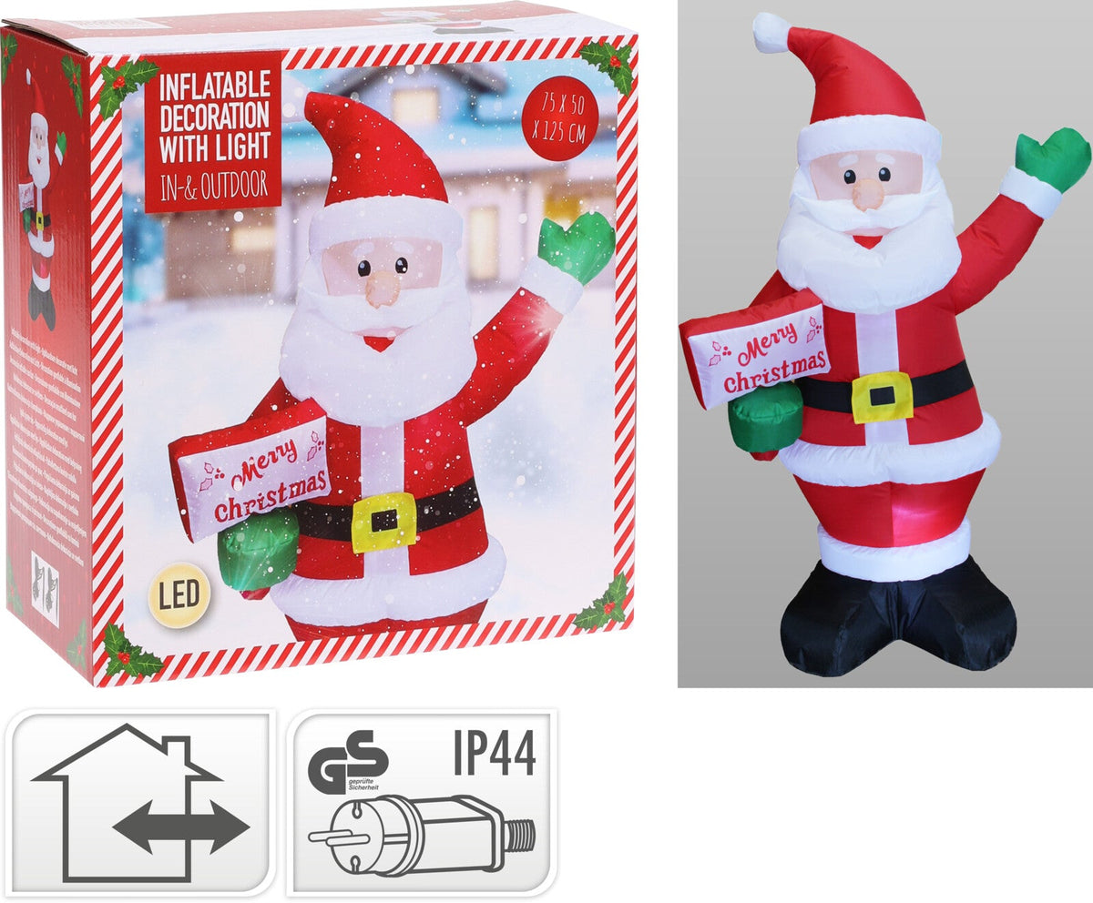 opblaasbare kerstman 125cm