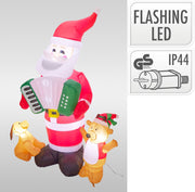 opblaasbare kerstman 185cm