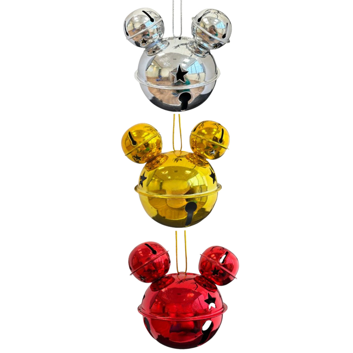 ear baubles jingle bells 3 assorted