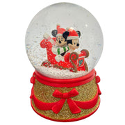 sneeuwbol mickey & minnie sled