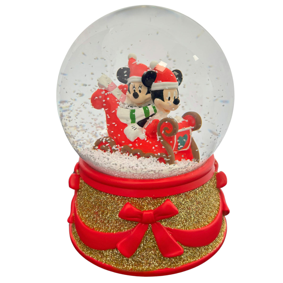 sneeuwbol mickey & minnie sled