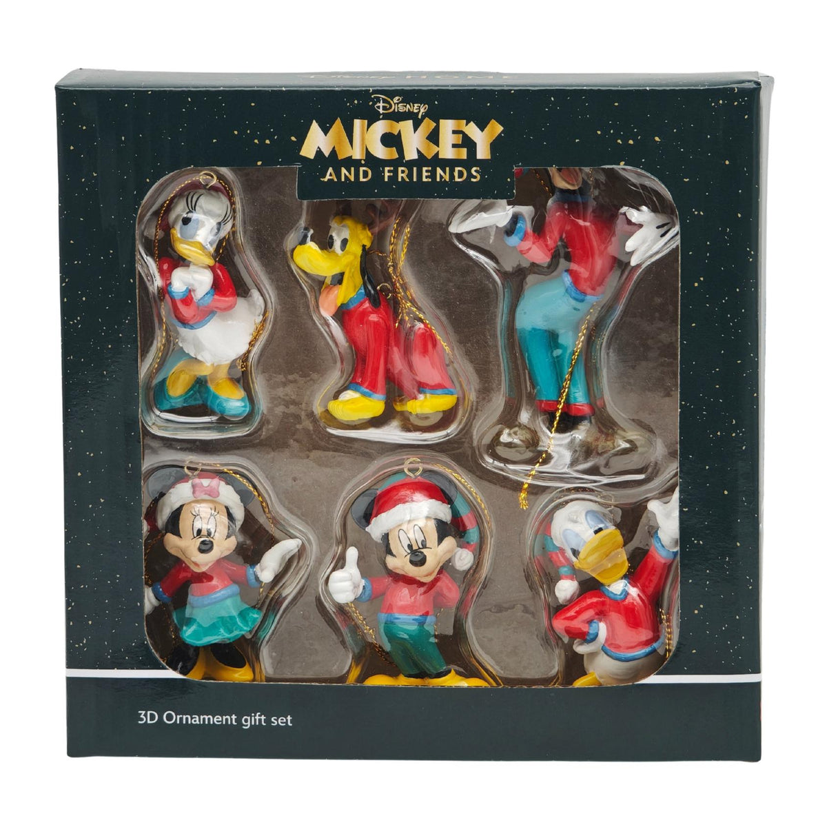 3d ornament gift set mickey & friends