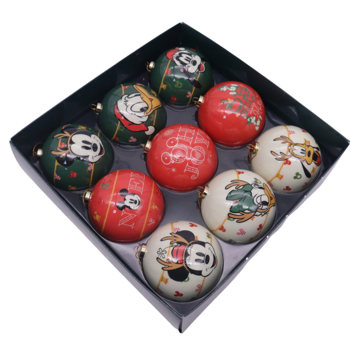 bauble box 9 pcs mickey & friends
