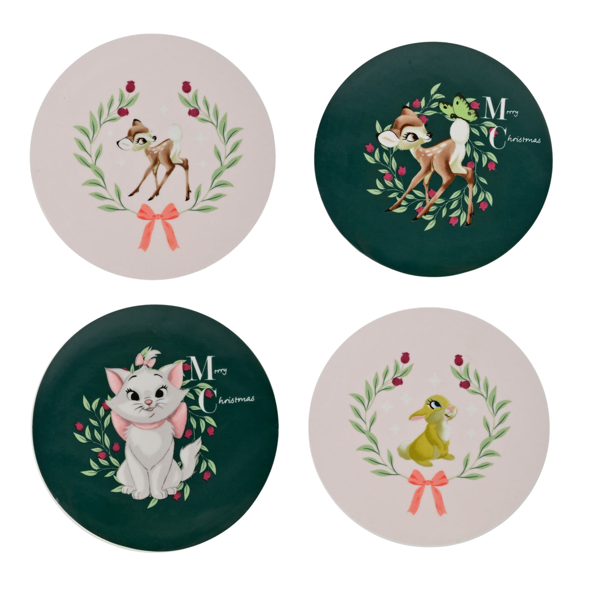 Untersetzer Bambi & Marie & Thumper Christmas