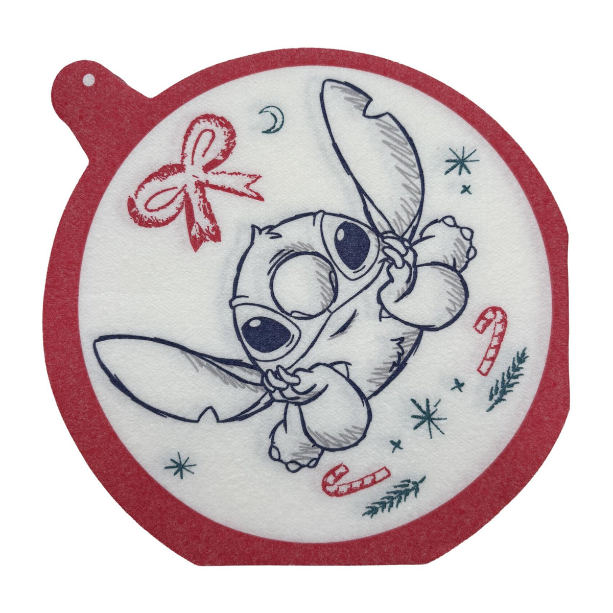 servetten christmas bauble stitch