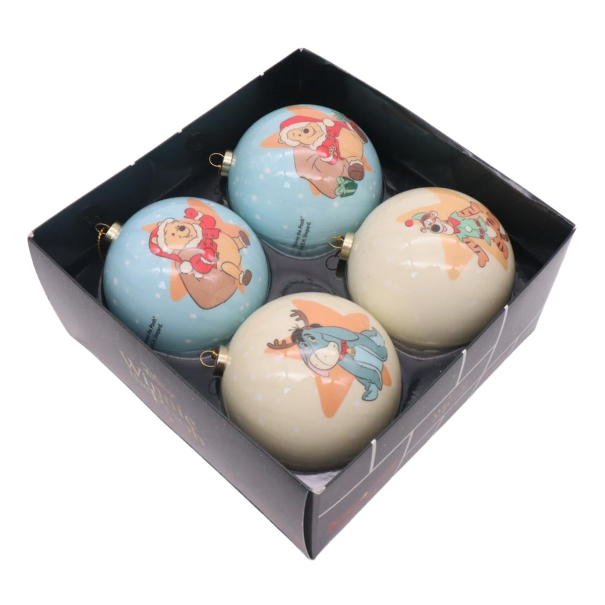 bauble box 4pcs winnie the pooh